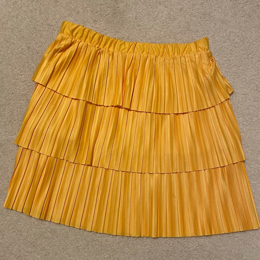 Zara Ruffle Skirt - Yellow